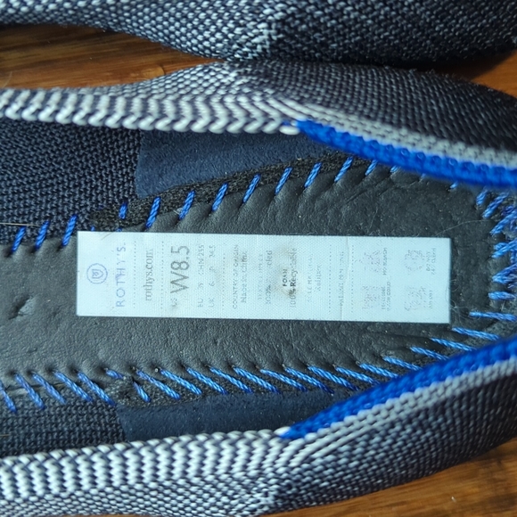 Rothy's | grey birdseye ballet flat - Picture 8 of 10